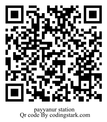 QR Code for Payyanur Station UTS QR Code