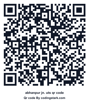 Abhanpur Jn. UTS QR Code