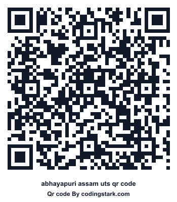 Abhayapuri Assam UTS QR Code