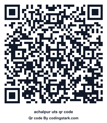 Achalpur UTS QR Code