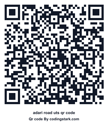 Adari Road UTS QR Code