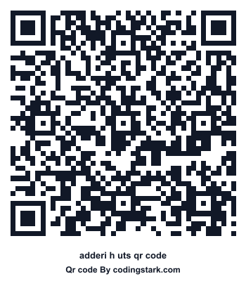 Adderi H UTS QR Code