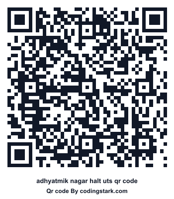 Adhyatmik Nagar Halt UTS QR Code