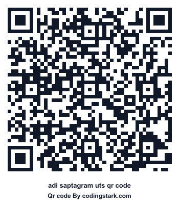 Adi Saptagram UTS QR Code