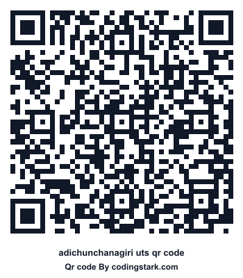 Adichunchanagiri UTS QR Code