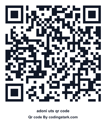 Adoni UTS QR Code