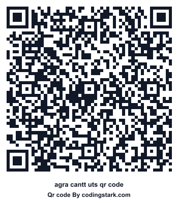 Agra Cantt UTS QR Code