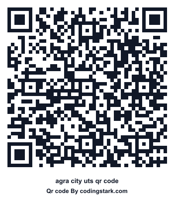 Agra City UTS QR Code