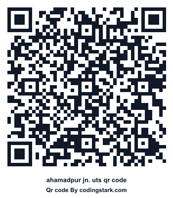 Ahamadpur Jn. UTS QR Code