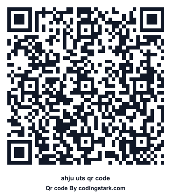 Ahju UTS QR Code
