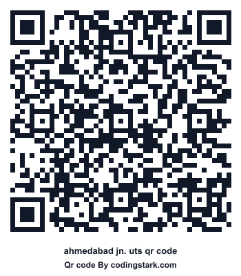 Ahmedabad Jn. UTS QR Code