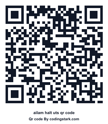 Ailam Halt UTS QR Code
