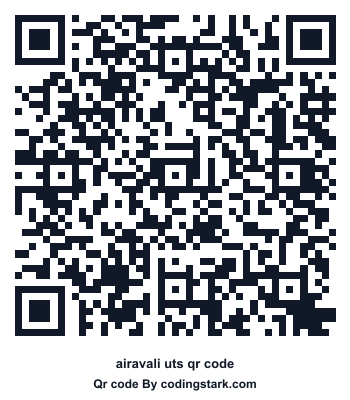 Airavali UTS QR Code