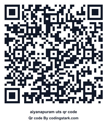 Aiyanapuram UTS QR Code