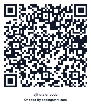 Ajit UTS QR Code