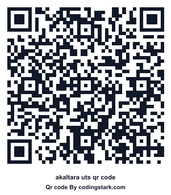 Akaltara UTS QR Code