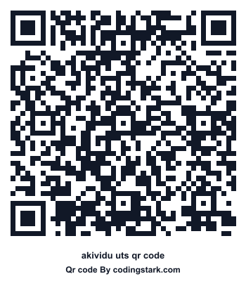 Akividu UTS QR Code