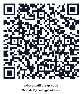 Akkaraipatti UTS QR Code