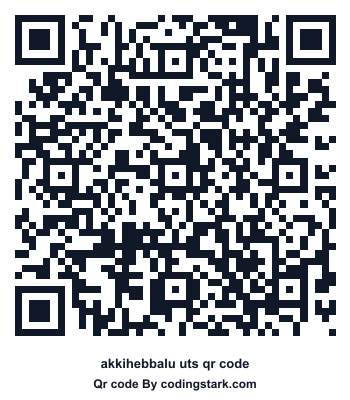 Akkihebbalu UTS QR Code