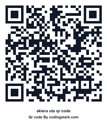 Aklera UTS QR Code