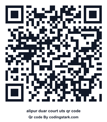 Alipur Duar Court UTS QR Code
