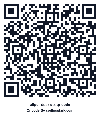 Alipur Duar UTS QR Code