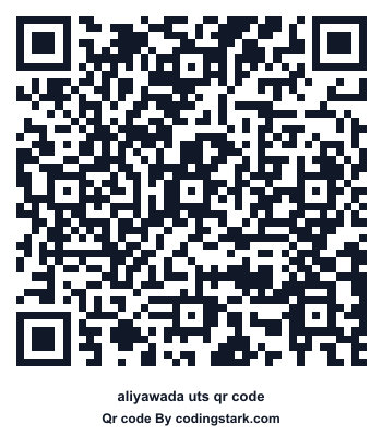 Aliyawada UTS QR Code