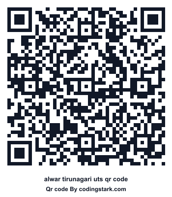 Alwar Tirunagari UTS QR Code