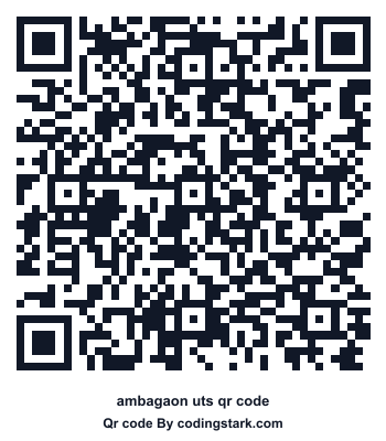 Ambagaon UTS QR Code