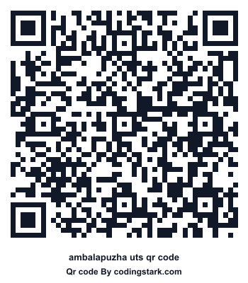 Ambalapuzha UTS QR Code