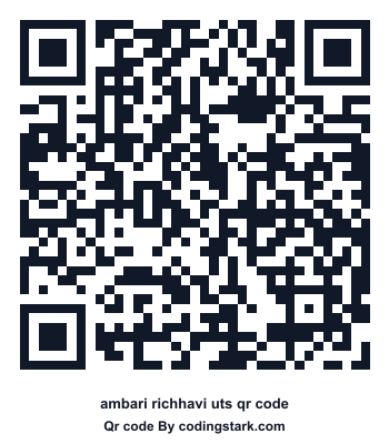 Ambari Richhavi UTS QR Code