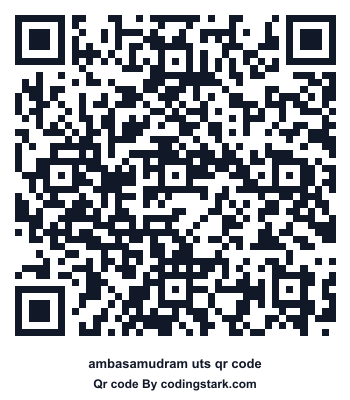 Ambasamudram UTS QR Code