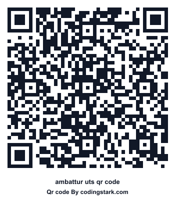 Ambattur UTS QR Code