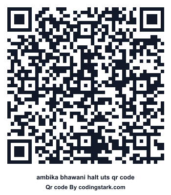 Ambika Bhawani Halt UTS QR Code