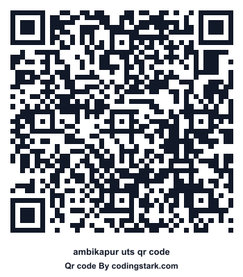 Ambikapur UTS QR Code