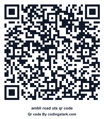 Ambli Road UTS QR Code