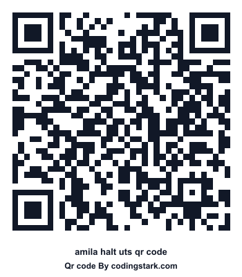 Amila Halt UTS QR Code