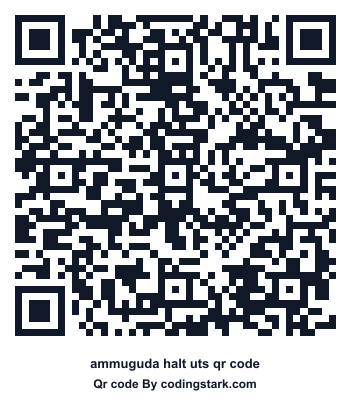 Ammuguda Halt UTS QR Code