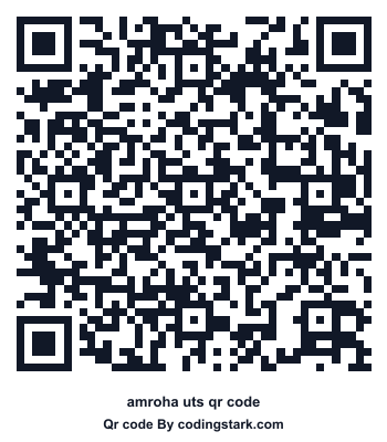 Amroha UTS QR Code