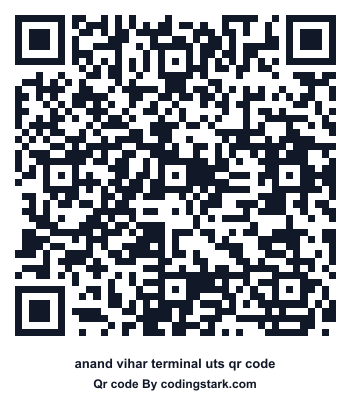 Anand Vihar Terminal UTS QR कोड