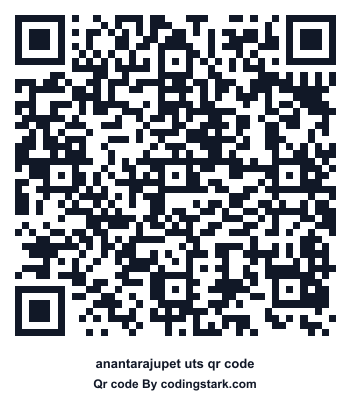 Anantarajupet UTS QR Code