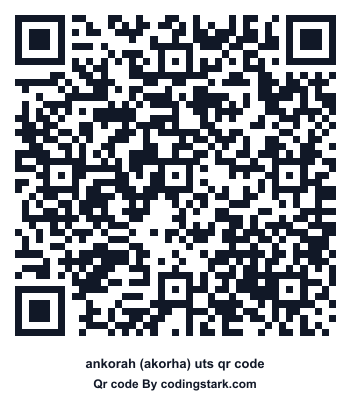 Ankorah (akorha) UTS QR Code