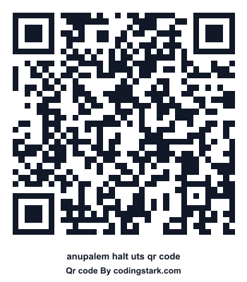 Anupalem Halt UTS QR Code