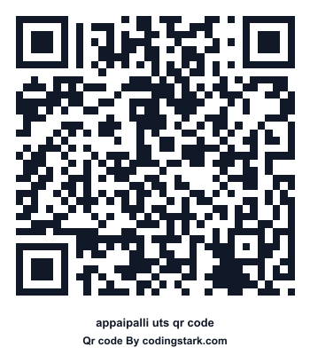 Appaipalli UTS QR Code