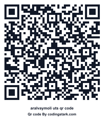 Aralvaymoli UTS QR कोड