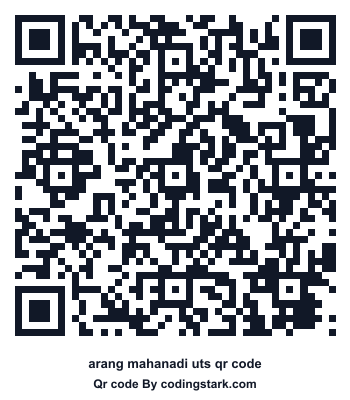 Arang Mahanadi UTS QR Code