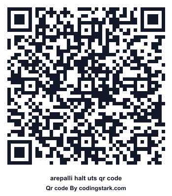 Arepalli Halt UTS QR Code