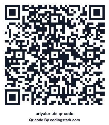Ariyalur UTS QR Code