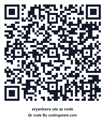 Aryankavu UTS QR Code