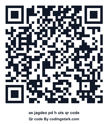 As Jagdeo Pd H UTS QR Code